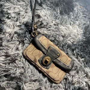 Vintage Coach Wristlet